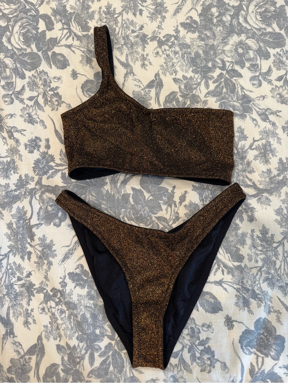 triangl swimwear Bronze Shimmer Bikini Top